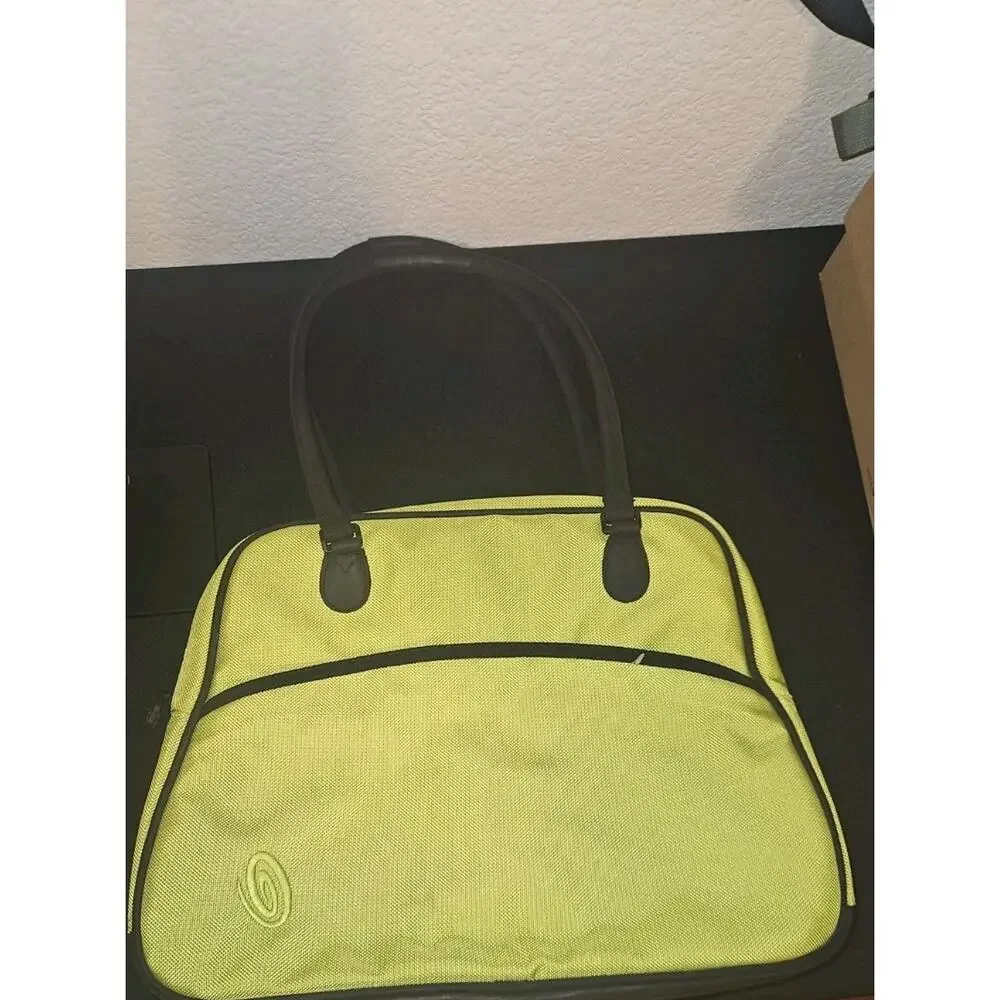 Timbuk2 Marina Computer Padded Laptop Shoulder Bag Tote Green 16x12x4 *read